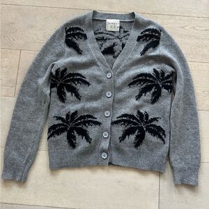 JUMPER 1234 [2] palms cardigan cashmere